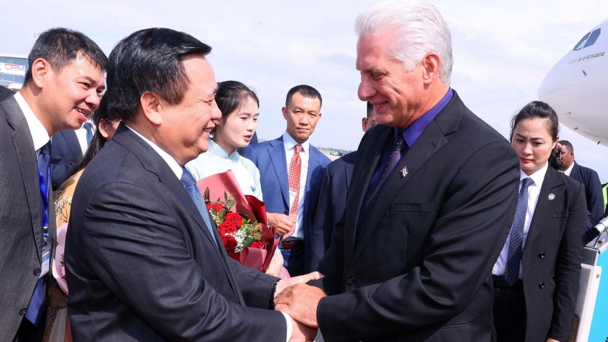 Cuban leader Miguel Diaz-Canel begins State visit to Vietnam